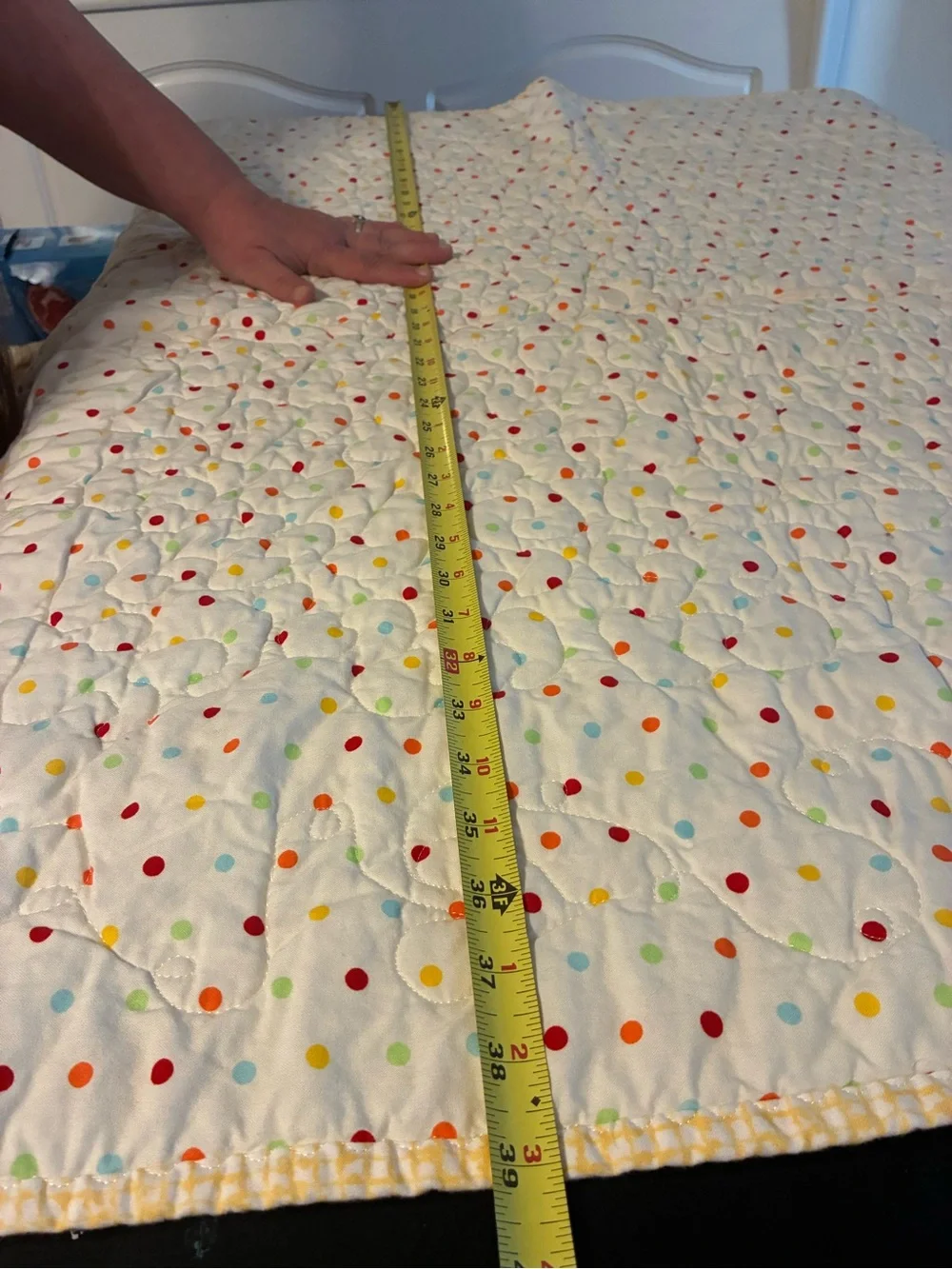 Vintage-Style Patchwork Dick & Jane Child’s Quilt